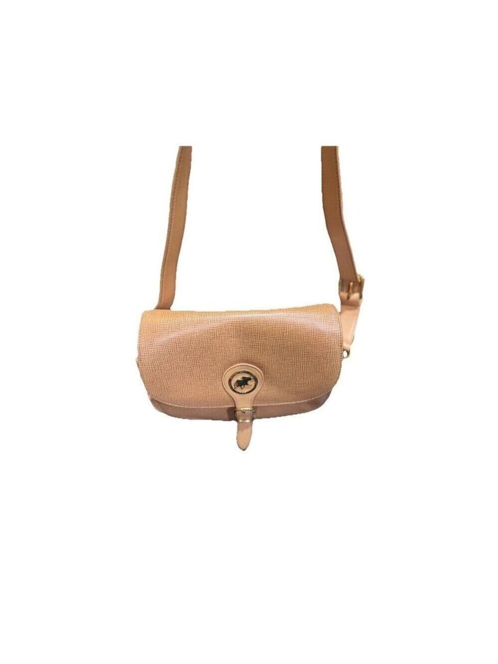 Hunting World Leather Crossbody Bag-Tan - Picture 3 of 13